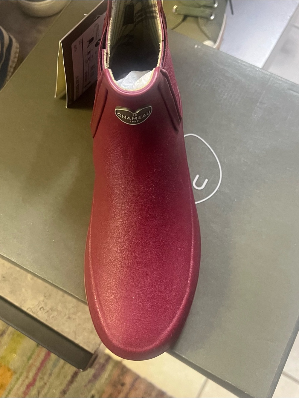 LE CHAMEAU IRIS CHELSEA JSY / F Ankle BOOTS women size 10 US